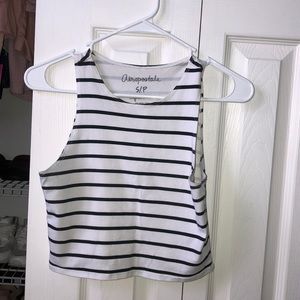 Striped Crop Top